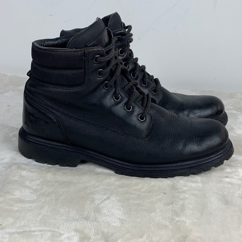 Men's Helly Hanson Black Leather Boots